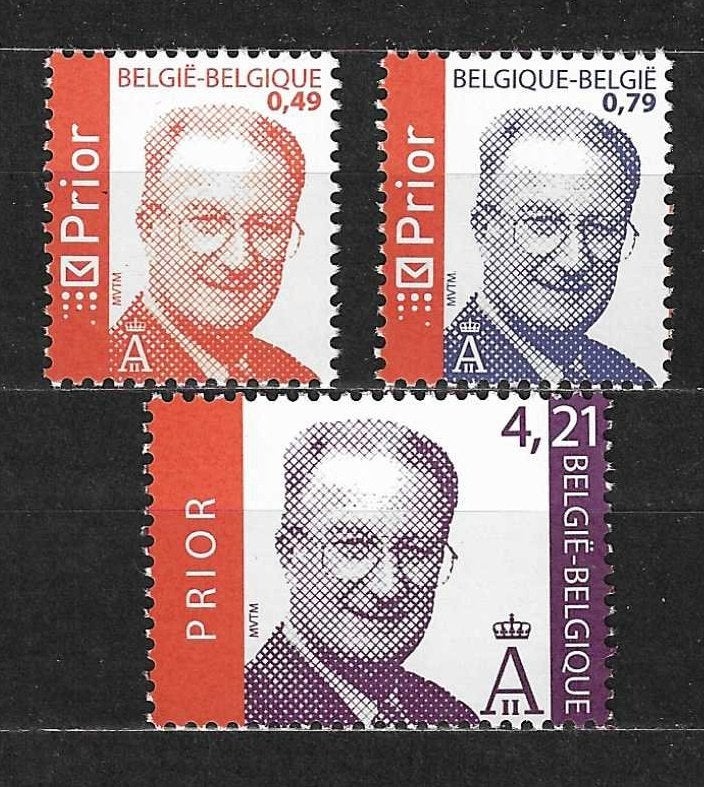 Belgique OPC 3204 + 3208-09 S.M. le Roi Albert II **, Neuf, Enlèvement ou Envoi, Non oblitéré, Chefs d'Etat