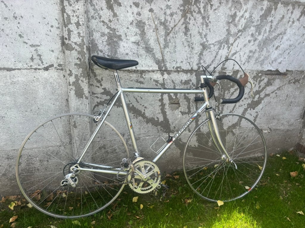 L’express retro fiets, Fietsen en Brommers, Fietsen | Oldtimers, 55 tot 59 cm, Jaren '60 of nieuwer, Velgrem, Ophalen