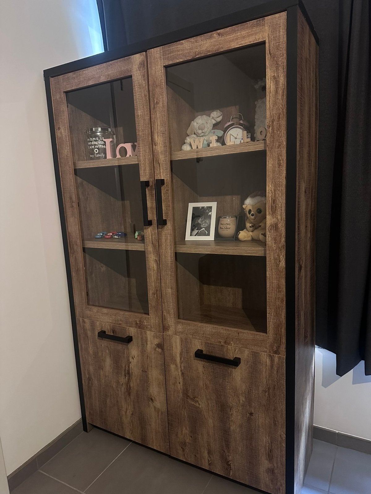Vitrine kast, Huis en Inrichting, Ophalen, Zo goed als nieuw
