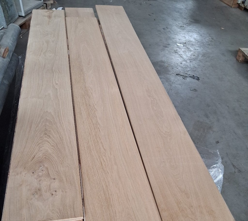 Halfmassief eikenparket XXL, Ophalen, Parket
