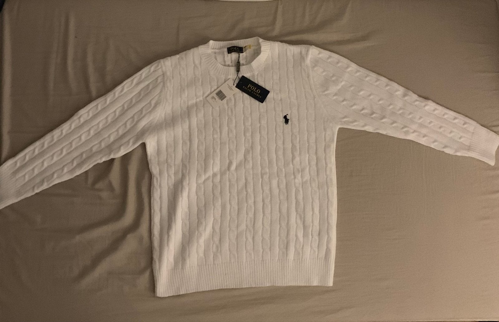 Polo Ralph Lauren, Vêtements | Hommes, Enlèvement ou Envoi, Comme neuf, Taille 52/54 (L), Blanc