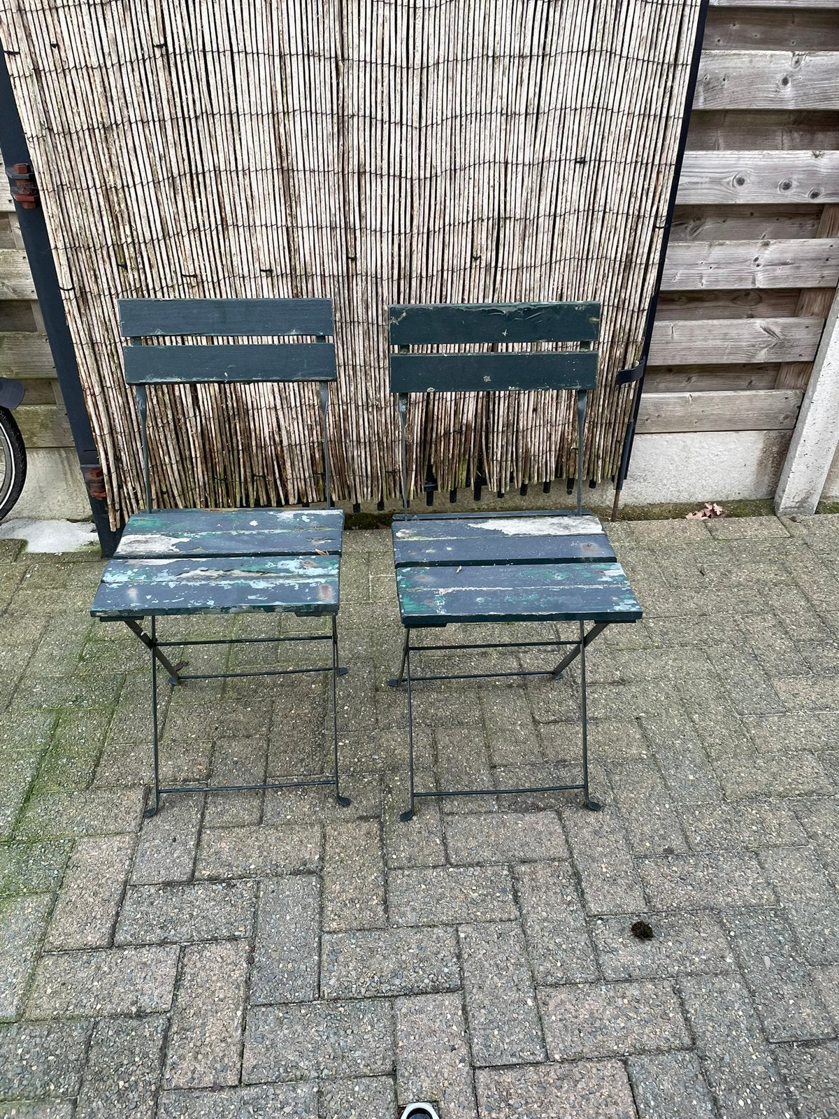 Retro stoelen, Tuin en Terras, Ophalen, Gebruikt