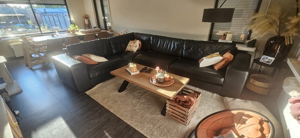 hoeksalon, Huis en Inrichting, Ophalen, Gebruikt, Leer