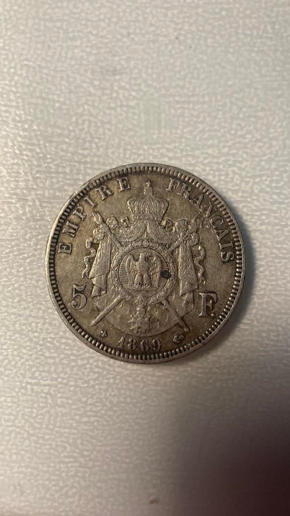 5 franc Napoleon III 1869, strasbourg, Enlèvement ou Envoi