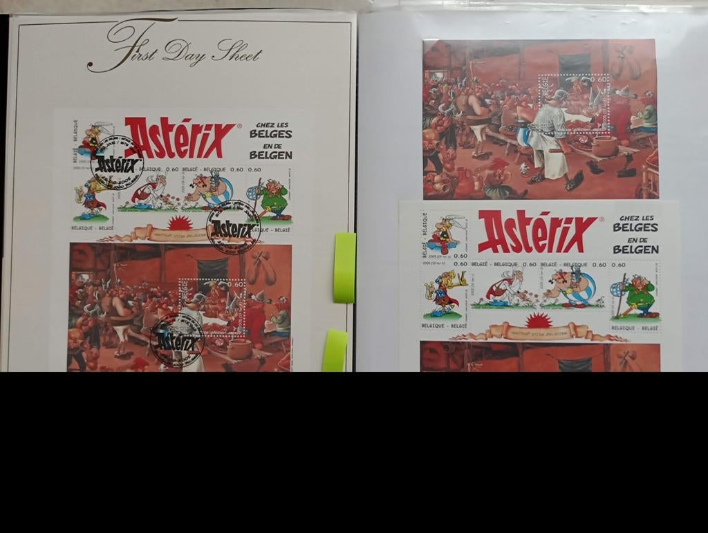 Postzegels asterix, nero en de smurfen, Postzegels en Munten, Ophalen