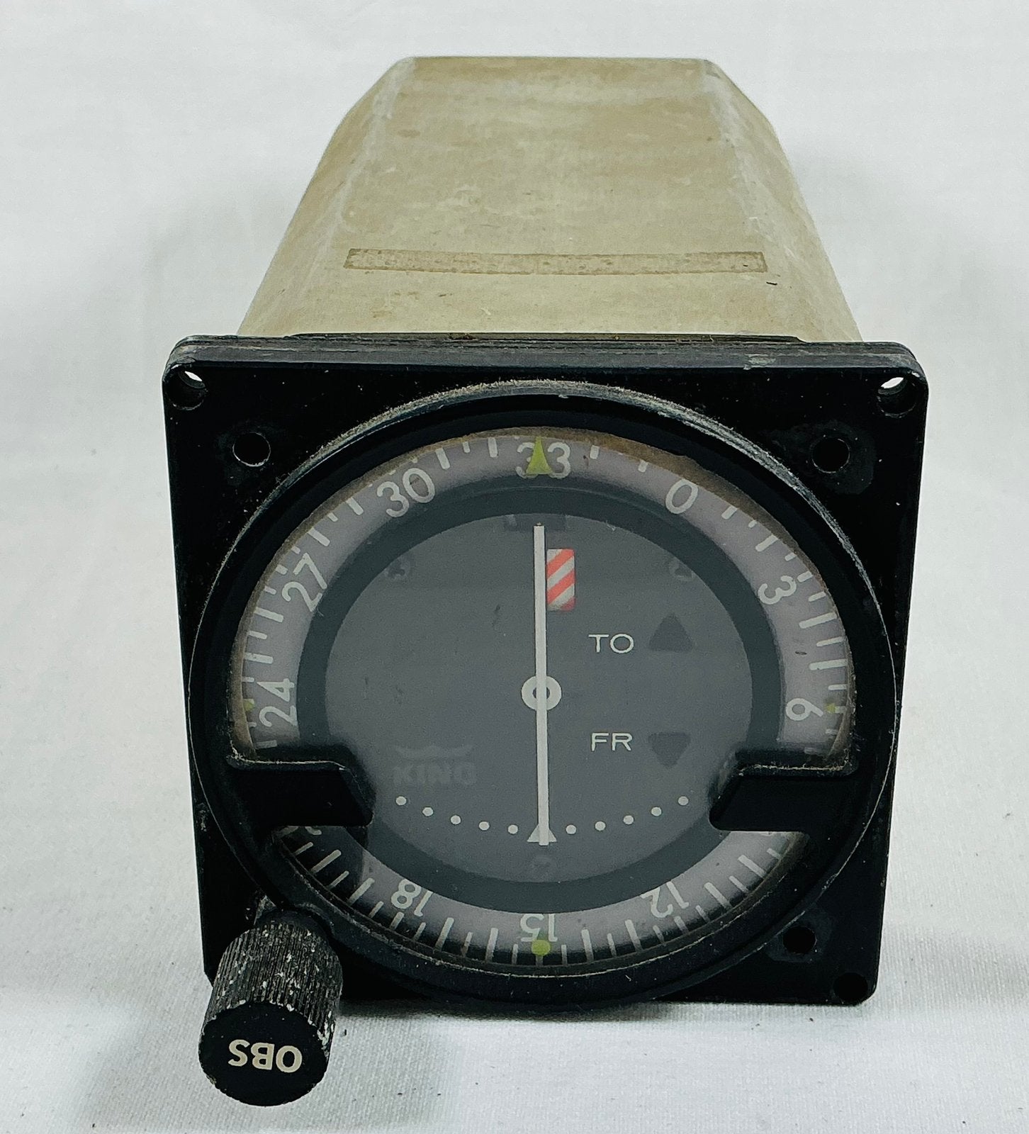 King KI-201C Vintage vliegtuig course sel indicator, Verzamelen, Olathe kansas USA, Geenidee@gmail.com, Overige typen, Ophalen of Verzenden