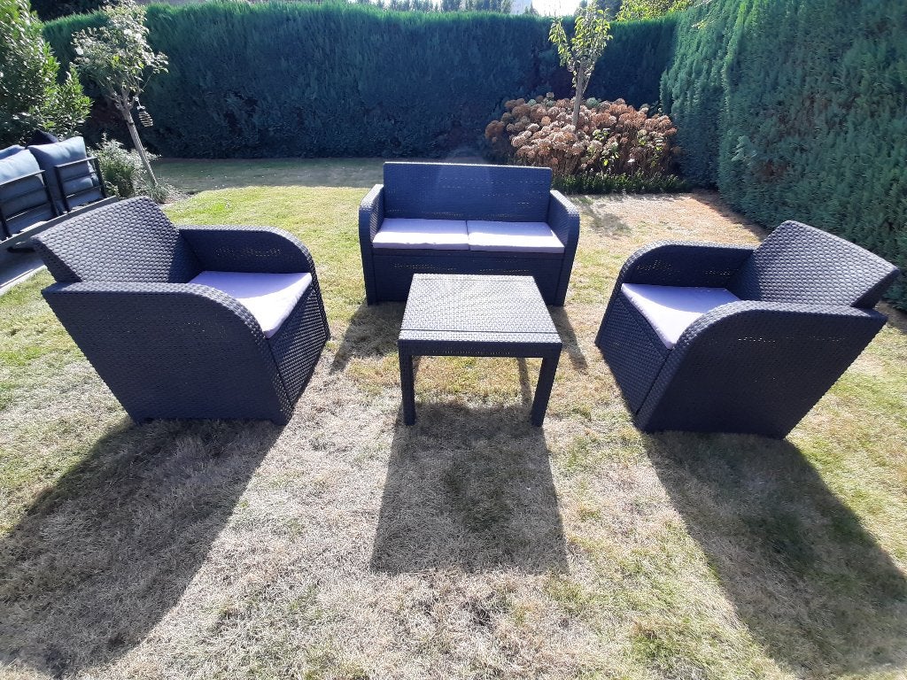 Loungeset Allibert, Tuin en Terras, Ophalen, Gebruikt, Loungeset