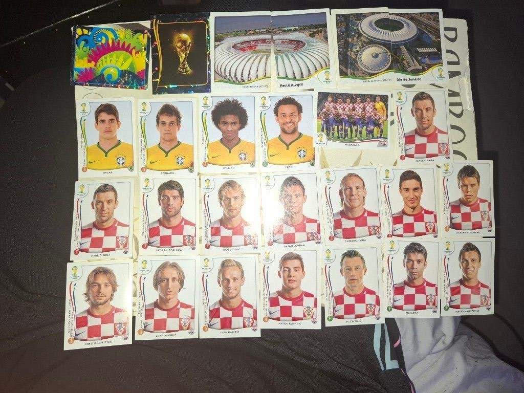 234 photos de panini, Coupe du monde 2014, Brésil, Collections, Enlèvement ou Envoi, Comme neuf, Sport