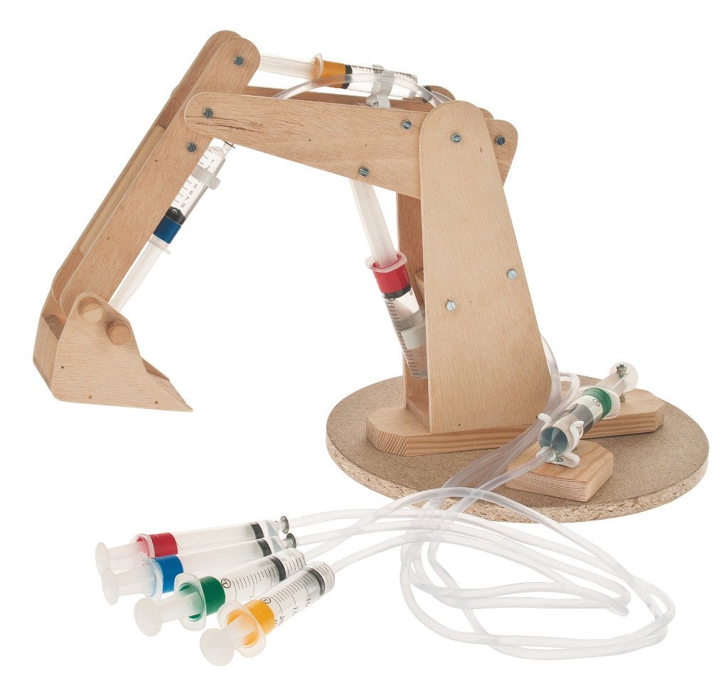 106 186 OPITEC Hobbyfix robotarm graafmachine / NIEUW, Hobby en Vrije tijd, Voertuigen, Nieuw, Educatief, Overige merken