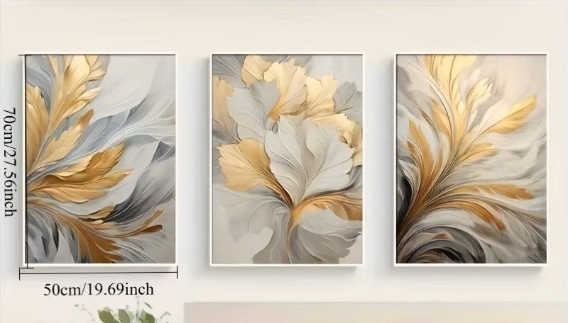 3 diamond painting canvassen – 50 cm x 70 cm - nieuw, Zelfklevend, Nieuw, Wit, Textiel