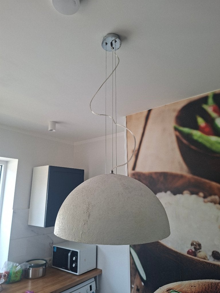Lampe suspendue de 50 cm comme neuve, Enlèvement, Comme neuf, Synthétique, E27 (grand)