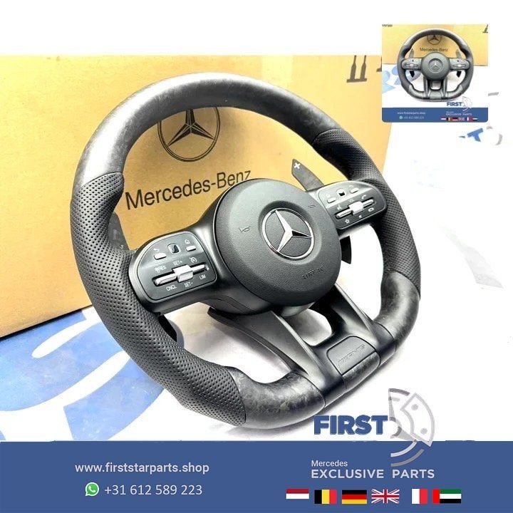 2022 AMG STUUR Mercedes CARBON C63 CLE63 E63 GLC63 GLE63 S63, Gebruikt, -, Ophalen of Verzenden, -