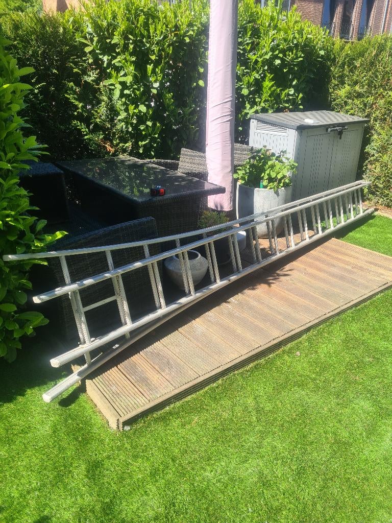 ladder, Doe-het-zelf en Bouw, Ladders en Trappen, Ophalen, Zo goed als nieuw, Ladder, 4 meter of meer
