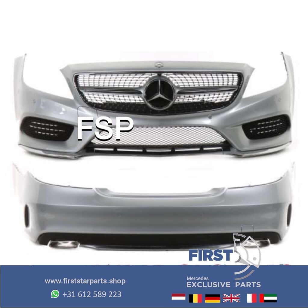 W218 AMG Pakket origineel Mercedes Voorbumper Achterbumper D, Utilisé, Avant, -, -
