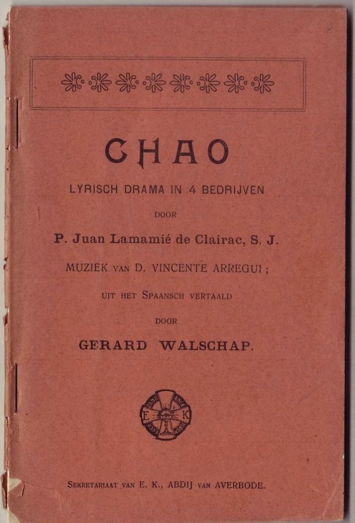 Gerard Walschap / Lamamié de Clairac, Chao, Enlèvement ou Envoi, Gerard Walschap, Belgique, Utilisé