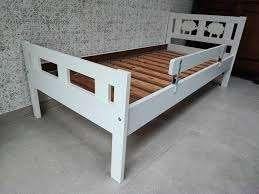 lit Kritter+Matelas+2 barrières latérales, Matelas, 70 à 85 cm, Comme neuf, Enlèvement