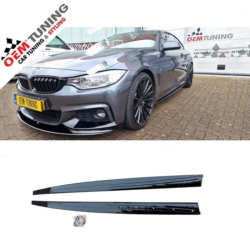 M‑Performance Style Sideskirts F32/F33/F36 M‑Tech Zwart, Enlèvement ou Envoi