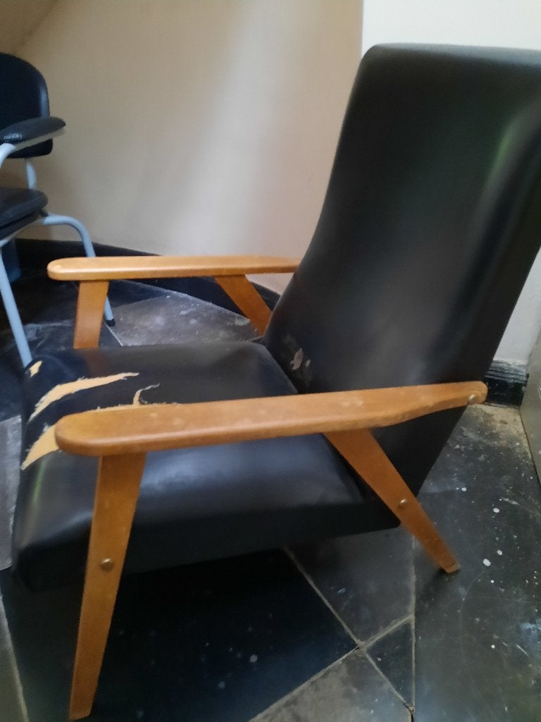 fauteuil rétro, Maison & Meubles, Fauteuils, Enlèvement, Utilisé, Bois