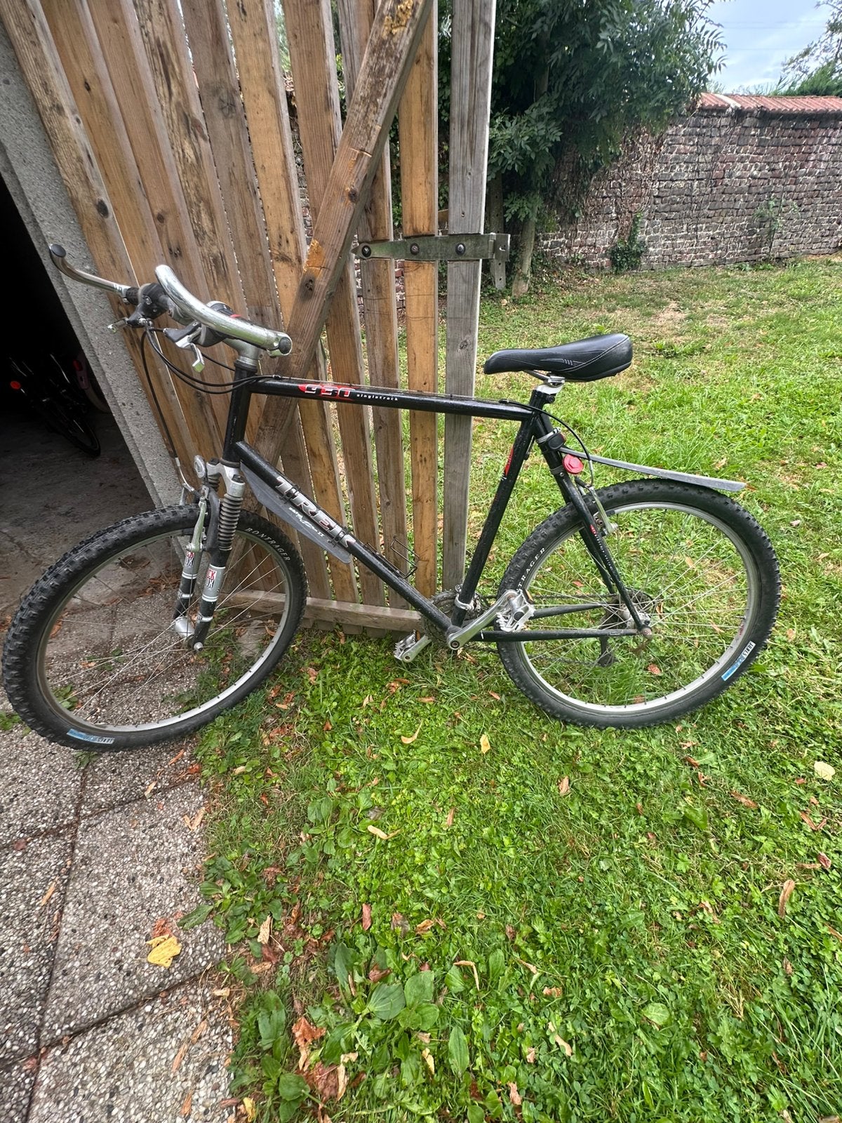 Herenfiets  trek sportfiets, Fietsen en Brommers, Minder dan 10 versnellingen, Gebruikt, 26 inch, Schijfrem