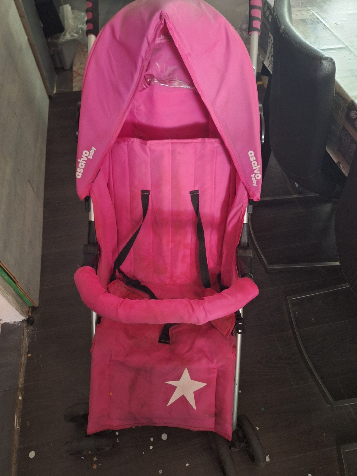roze plooibuggy, Kinderen en Baby's, Buggy's, Ophalen, Gebruikt