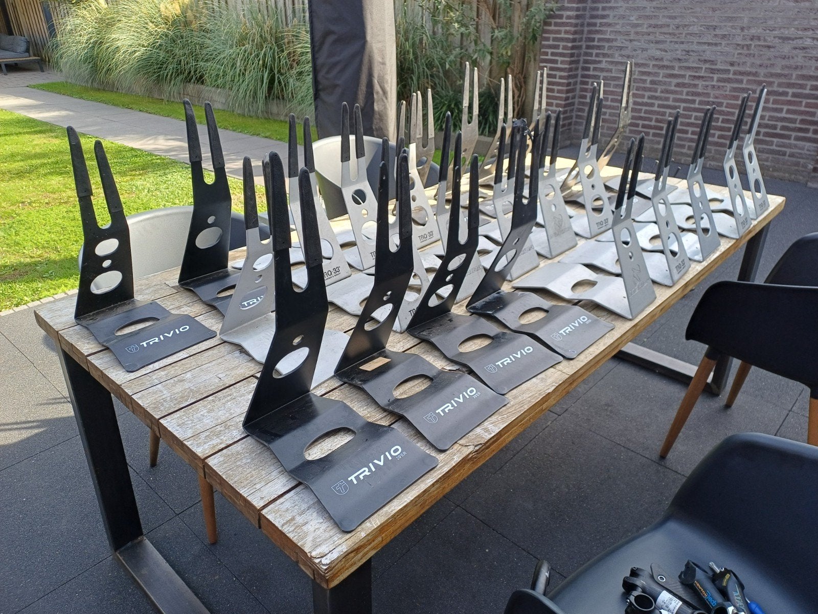 26x fiets display stands fietsstandaarden IN 1 KOOP, Enlèvement, Utilisé