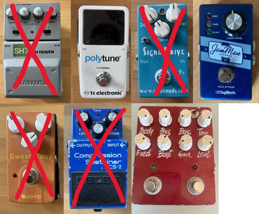 Plusieurs effets, looper, switcher, pedalboard, patchs, Muziek en Instrumenten, Effecten, Ophalen of Verzenden, Gebruikt, Distortion, Overdrive of Fuzz