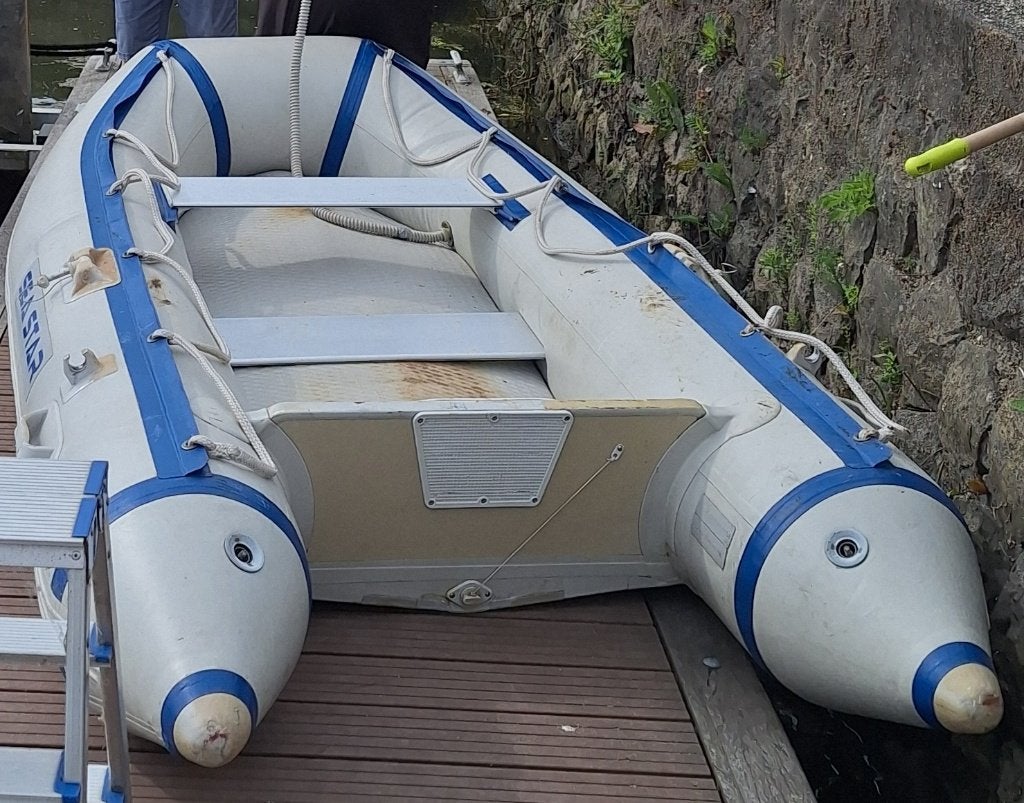Sea Star Rubberboot, Watersport en Boten, Rubberboten, Ophalen, Airdeck, Gebruikt, Buitenboordmotor