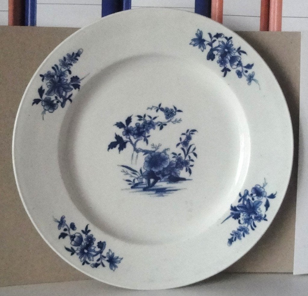 ASSIETTE PORCELAINE de TOURNAI décor "RONDA"a, Enlèvement