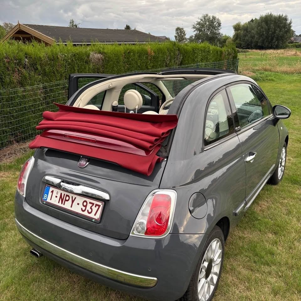 Fiat 500C Lounge Cabriolet 1.2, Autos, 1242 cm³, Achat, Beige, Cabriolet
