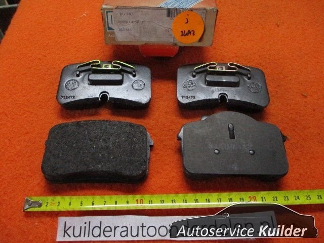 Remblokken voorzijde Audi C4 S4 Turbo Quattro V8 Quattro 368, Auto-onderdelen, Remmen en Aandrijving, -, Nieuw, -, -