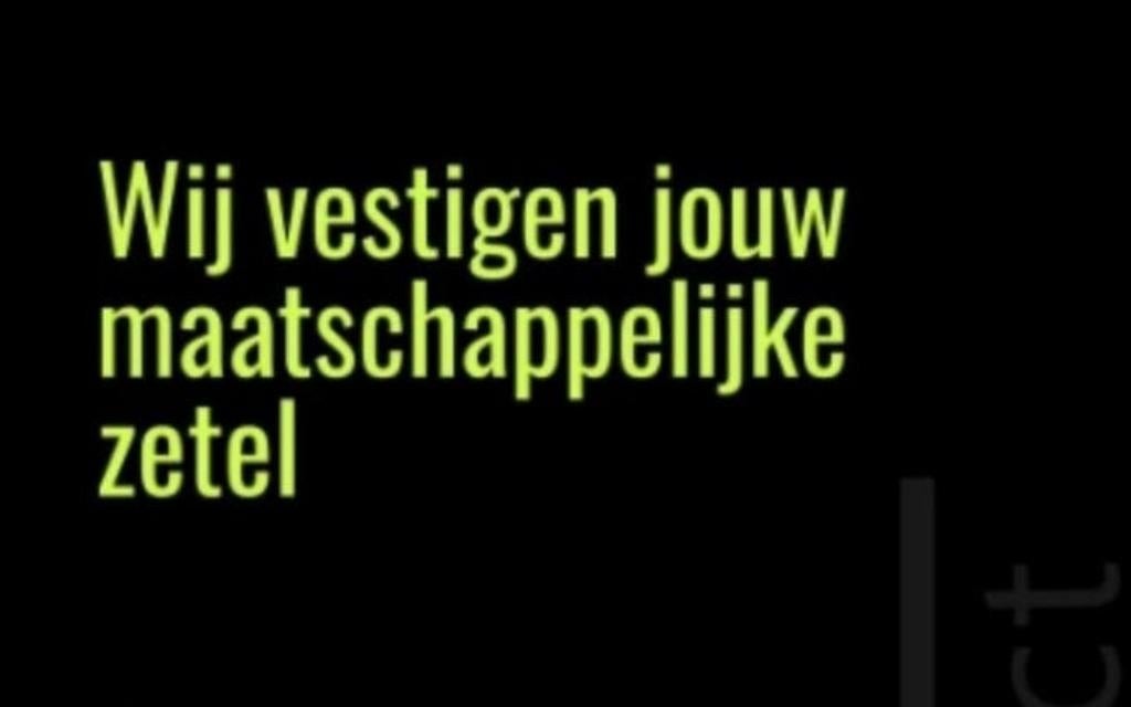 Maatschappelijke zetels te huur