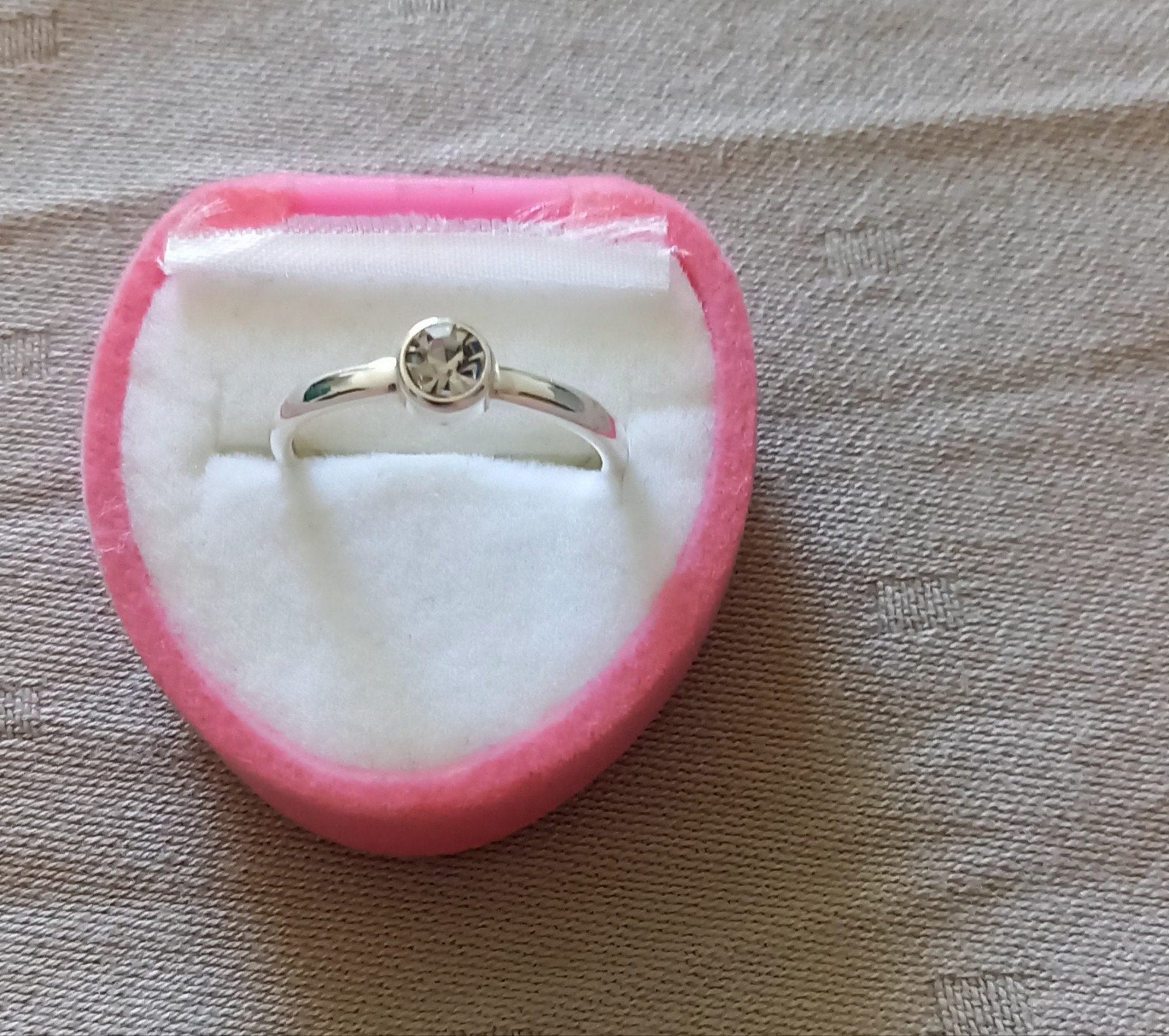 Fantasie sieraden ring maat L., Bijoux, Sacs & Beauté, Bagues, Enlèvement, Comme neuf, Femme
