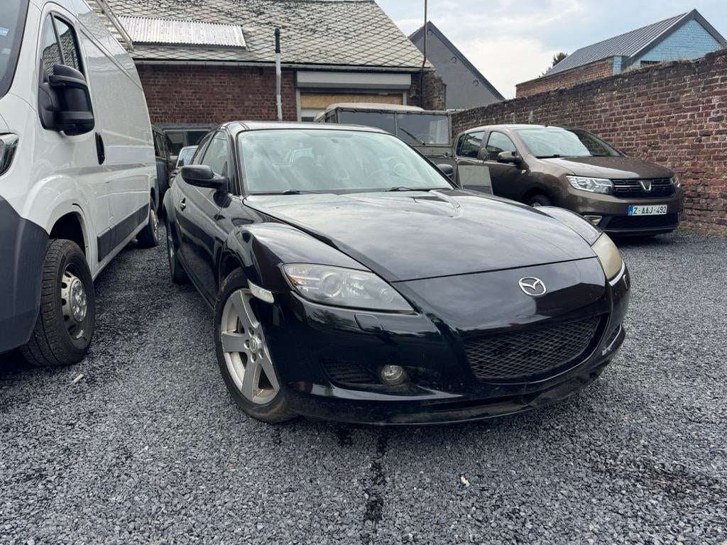 Mazda RX8, Auto's, Zwart, 4 cilinders, 1 kW, Zwart