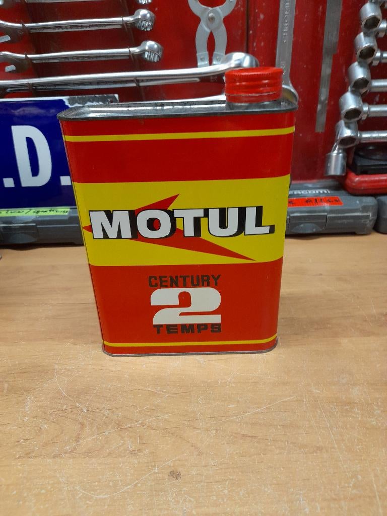 ancien bidon huile vide motul century 2t 2 temps, Envoi, Utilisé, Autres types