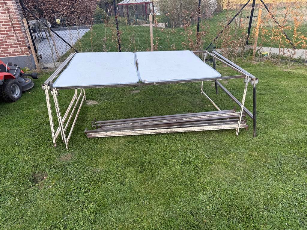 Verkooptafel, markt, tafel 2-10 meter, Ophalen of Verzenden, Gebruikt