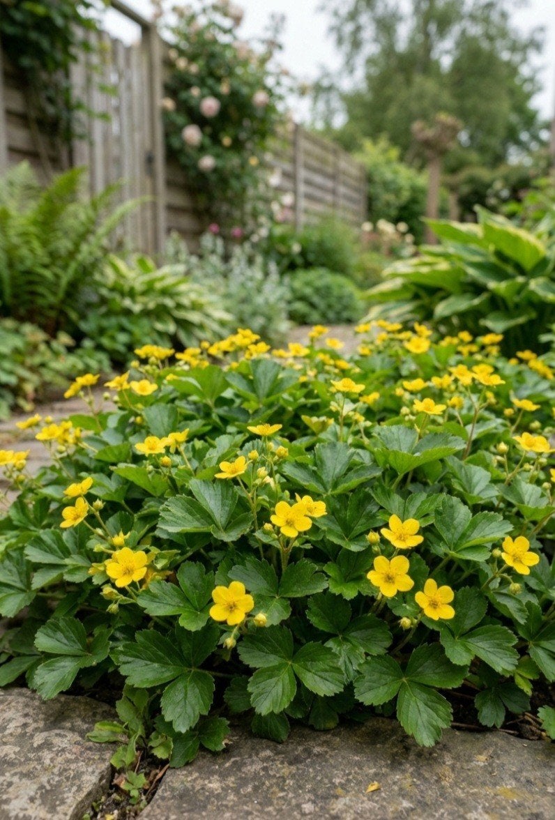 Goudaardbei, waldsteinia ternata, bodembedekker, Tuin en Terras, Planten | Tuinplanten, Ophalen, Vaste plant, Bodembedekkers, Volle zon