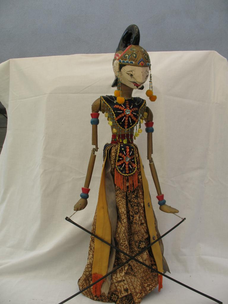Vintage grote Wayang Golek pop (nr.5), Enlèvement ou Envoi