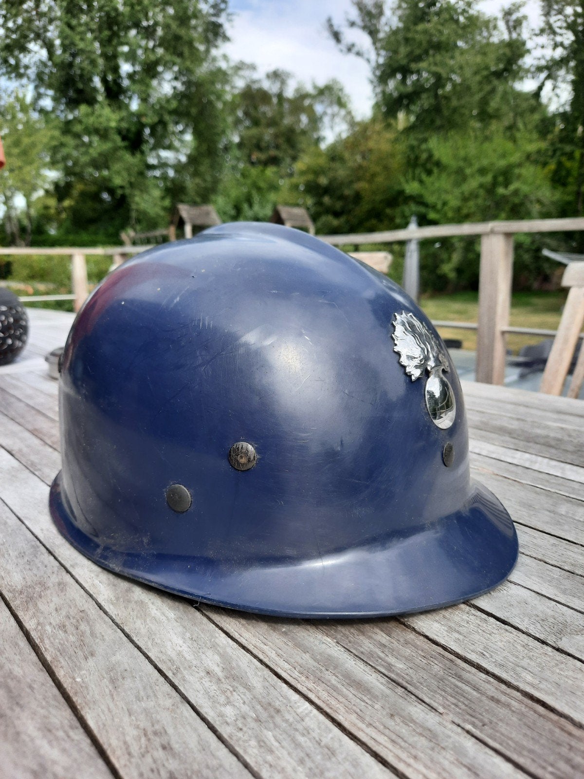 Belgische politiehelm, Ophalen of Verzenden, Rijkswacht