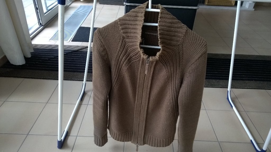 Vest met rits: Hampton Bays, Enlèvement ou Envoi, Taille 36 (S), Comme neuf, Vert