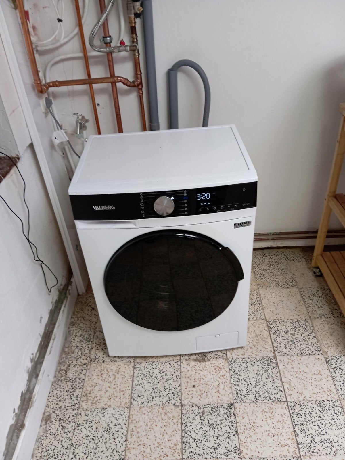 machine a laver Valberg, 8 tot 10 kg, Ophalen, Zo goed als nieuw