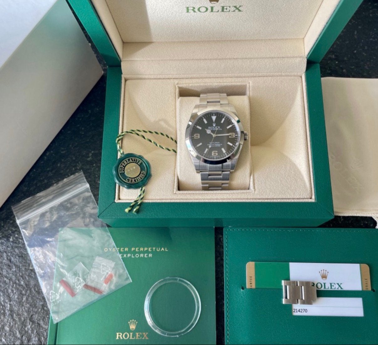 Rolex Explorer, Bijoux, Sacs & Beauté, Enlèvement ou Envoi, Comme neuf, Rolex