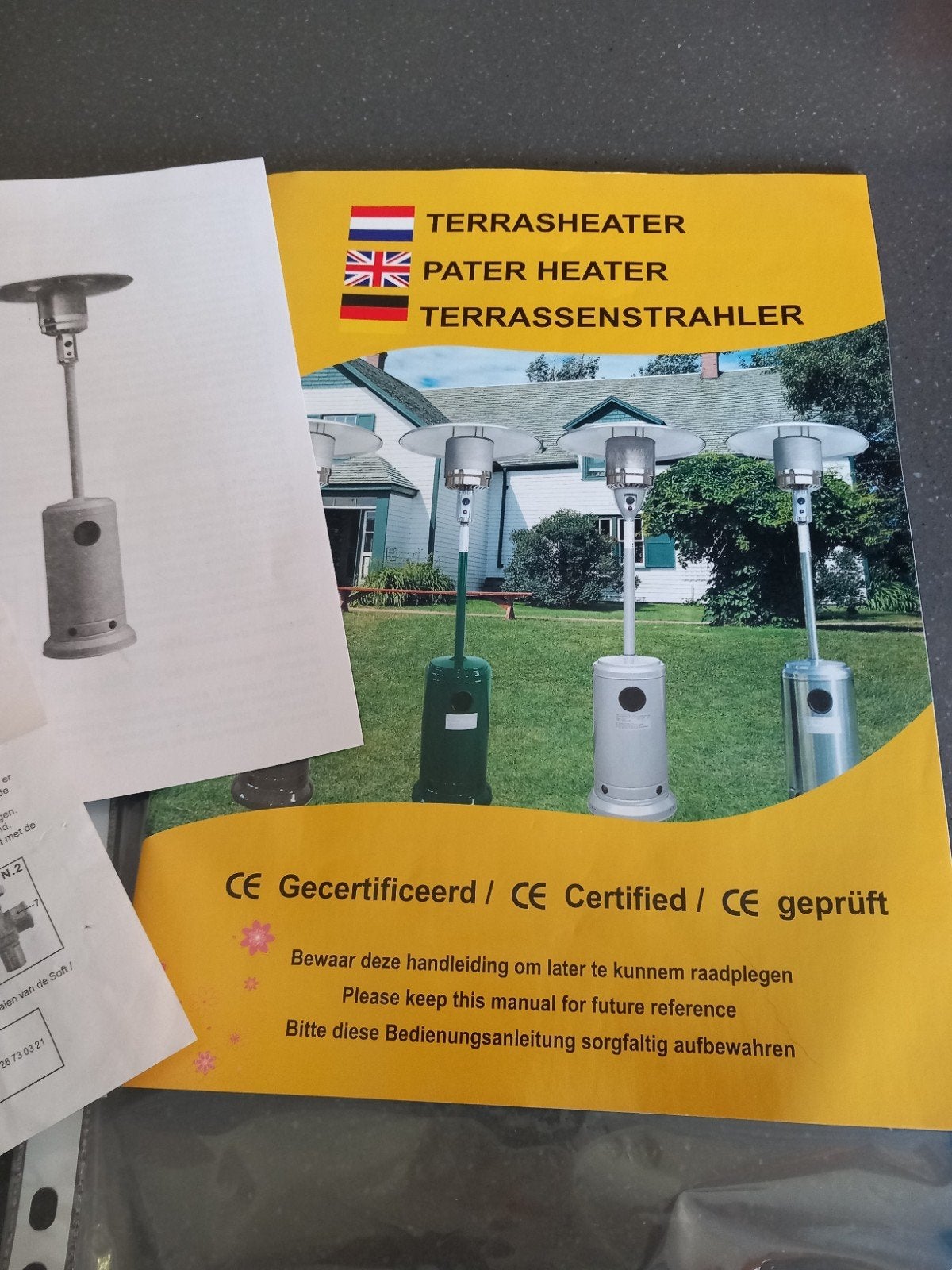 terrasverwarmer, Tuin en Terras, Ophalen of Verzenden