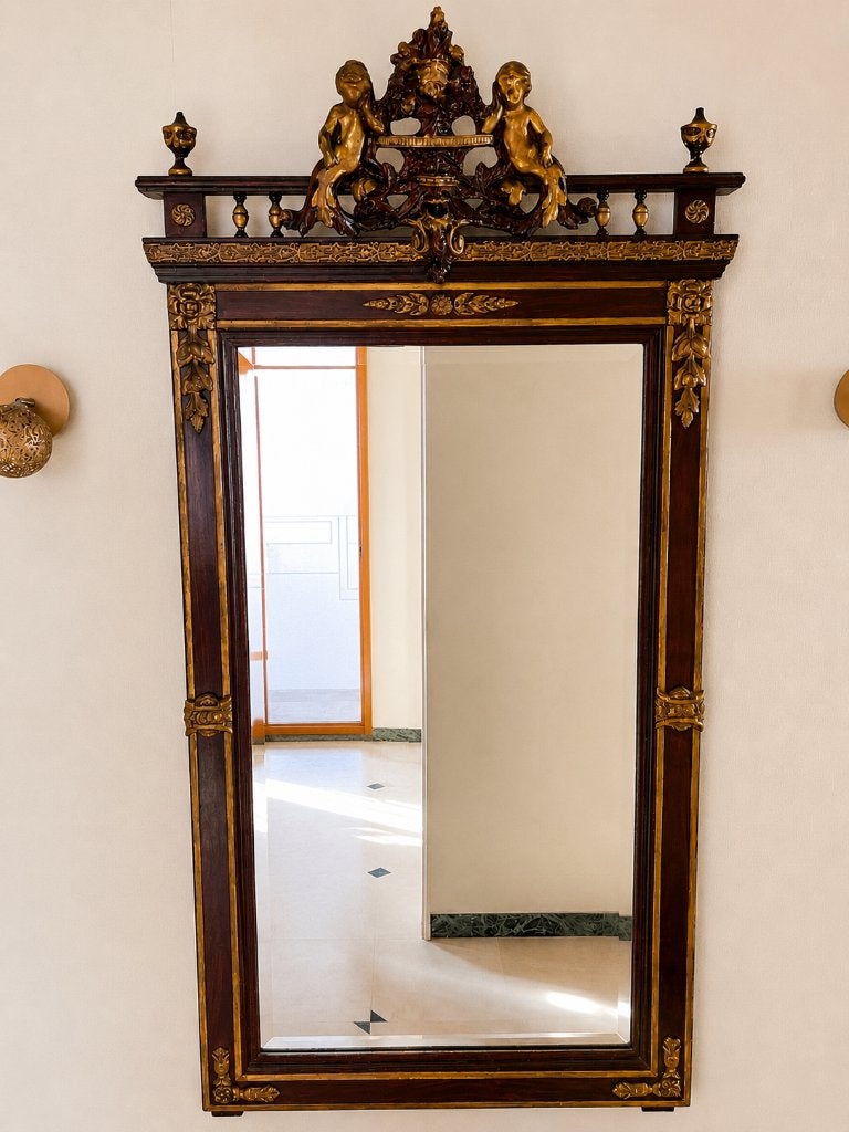 Spiegel, Antiquités & Art, Antiquités | Miroirs, 50 à 100 cm, 150 à 200 cm, Rectangulaire, Enlèvement