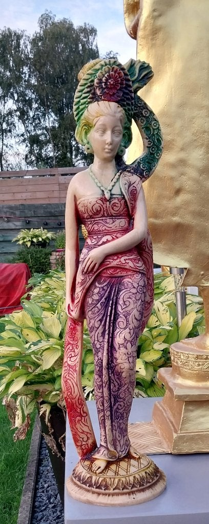 Beeld,Ivorine,Sri Dewih godin, jaren 70,Boeddha,Buddha,, Ophalen of Verzenden, Gebruikt