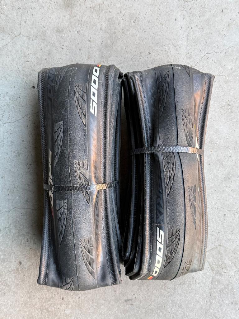 Set Continental 5000 28mm banden, Caoutchouc, Pneu, Enlèvement, Racefiets