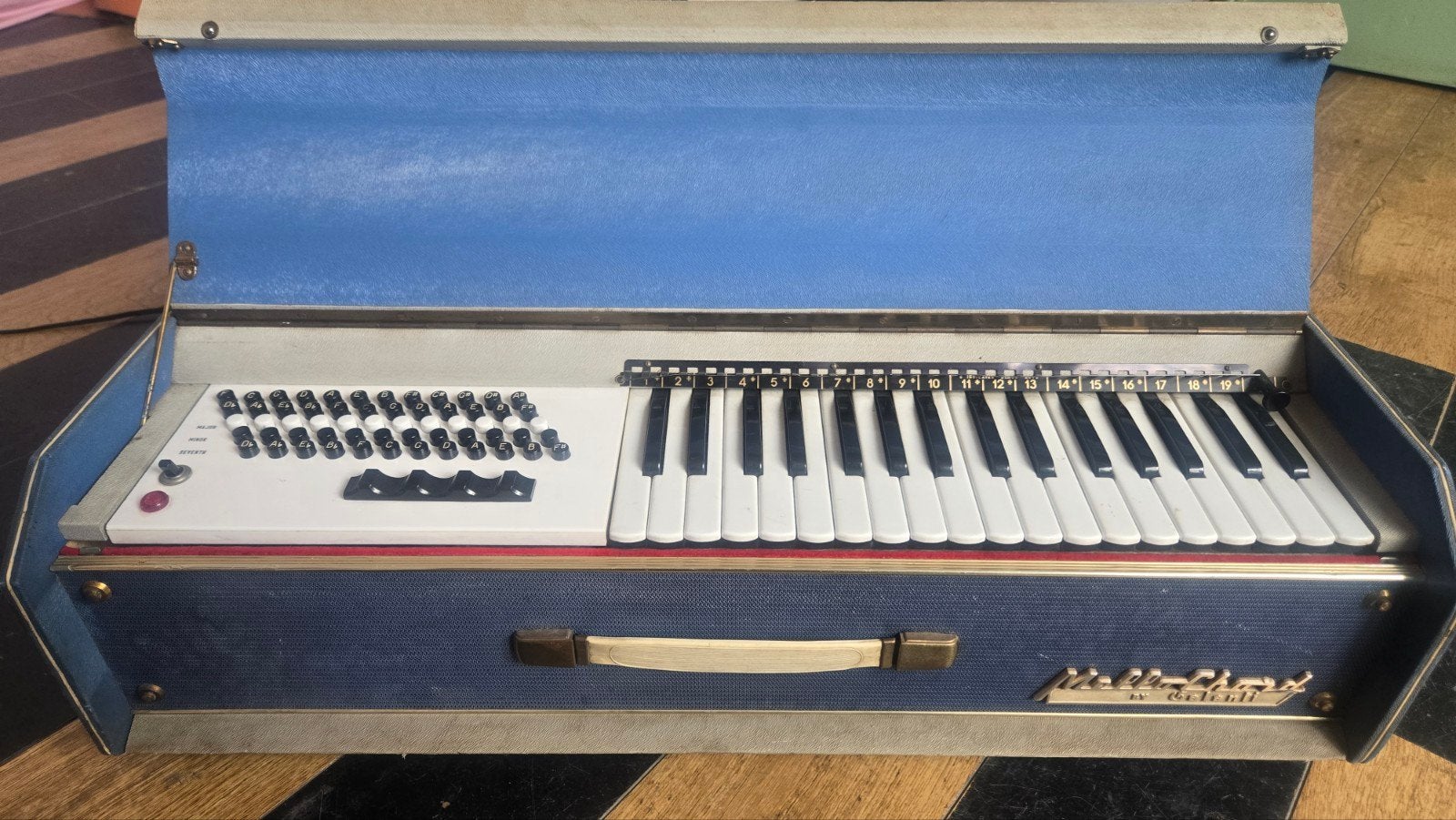 Mellochord elektrisch orgel, Ophalen, Orgel