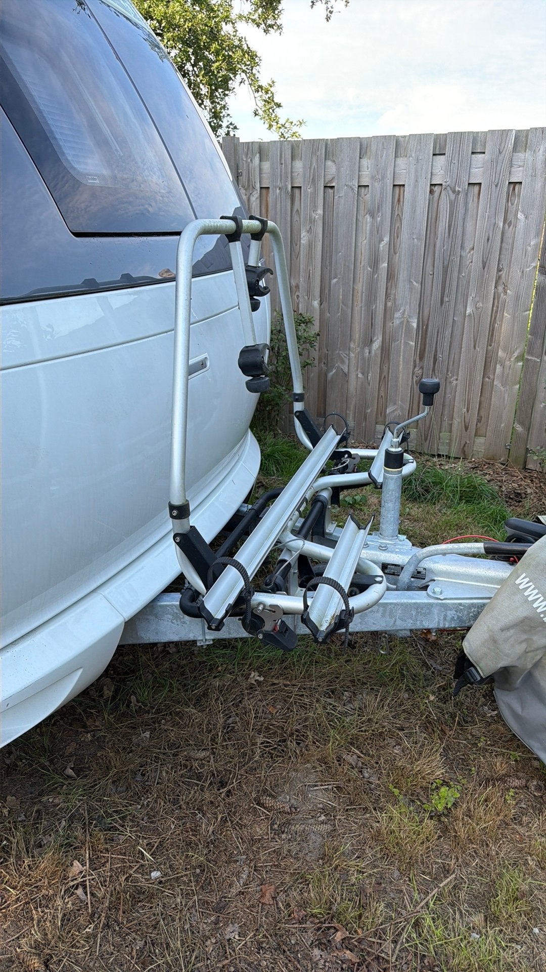 Fietsrek Thule caravan, Ophalen, Gebruikt