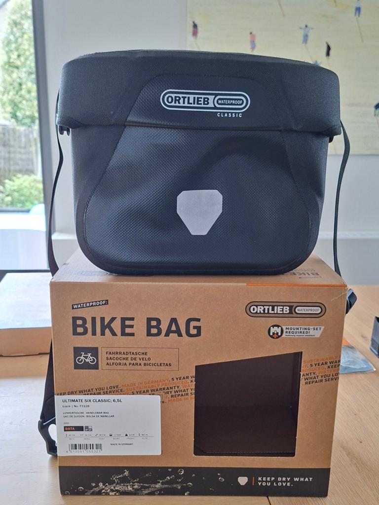 Nieuw Ortlieb ultimate 6 classic incl montageset, Fietsen en Brommers, Fietsaccessoires | Fietstassen, Ophalen of Verzenden