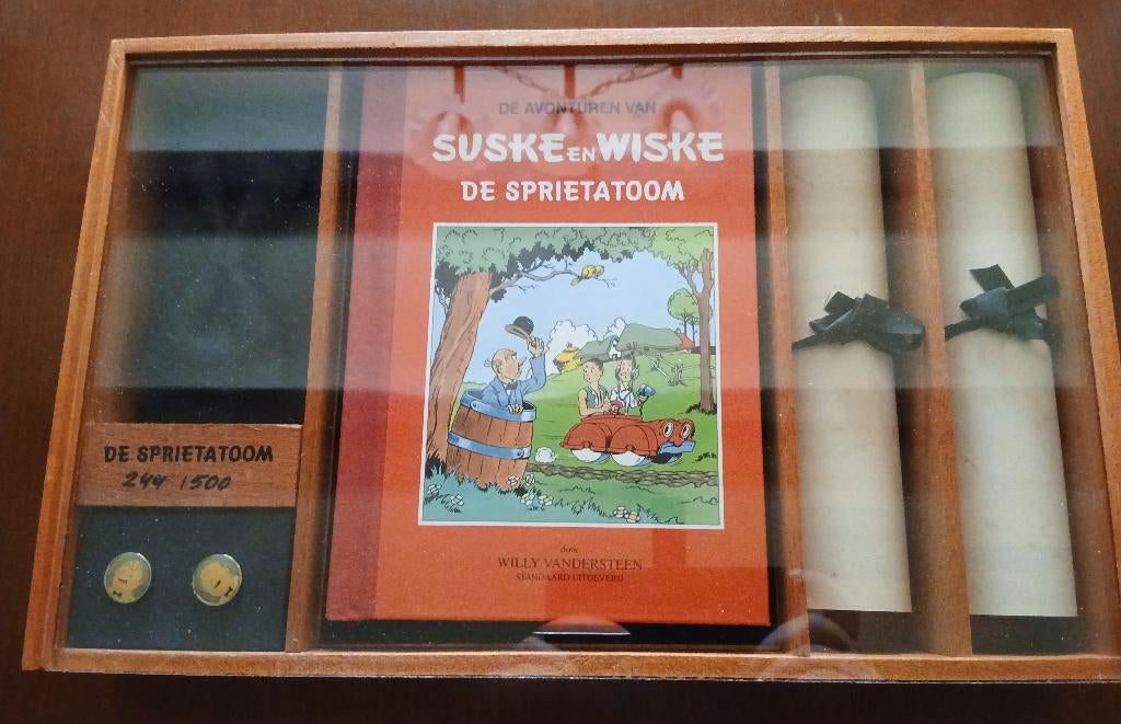 Suske en Wiske - De Sprietatoom - Luxe HC in kistje, Neuf, Enlèvement ou Envoi, Willy Vandersteen, Une BD