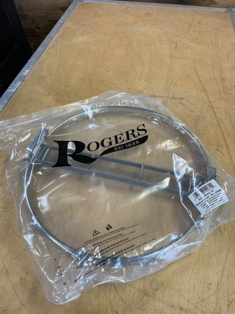 Rogers Dynasonic 14” bottom hoop + snare bridge, Ophalen of Verzenden, Zo goed als nieuw, Overige merken